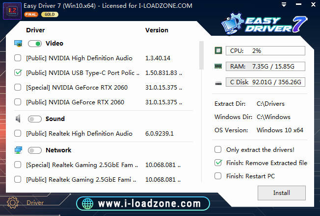 Easy Driver 7.23.1221.1 – Bộ Cài Driver Offline Mới Nhất